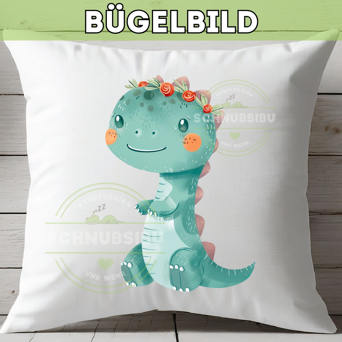 Bügelbild Roar Dino